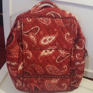 Vera Bradley L Backpack, Mesa Red pattern